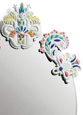 Oval Wall Mirror Without Frame, Multicolor - Limited Edition